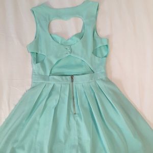 Cutout Mint Green Dress